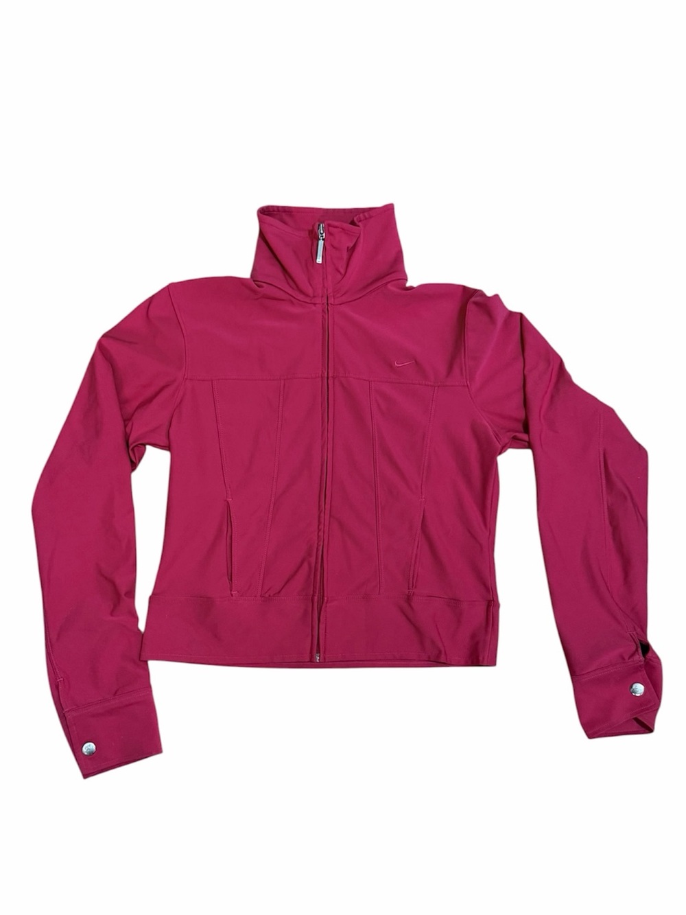Nike Women's Magenta Full-Zip Bomber Jacket